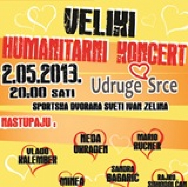 Veliki humanitarni koncert Udruge SRCE