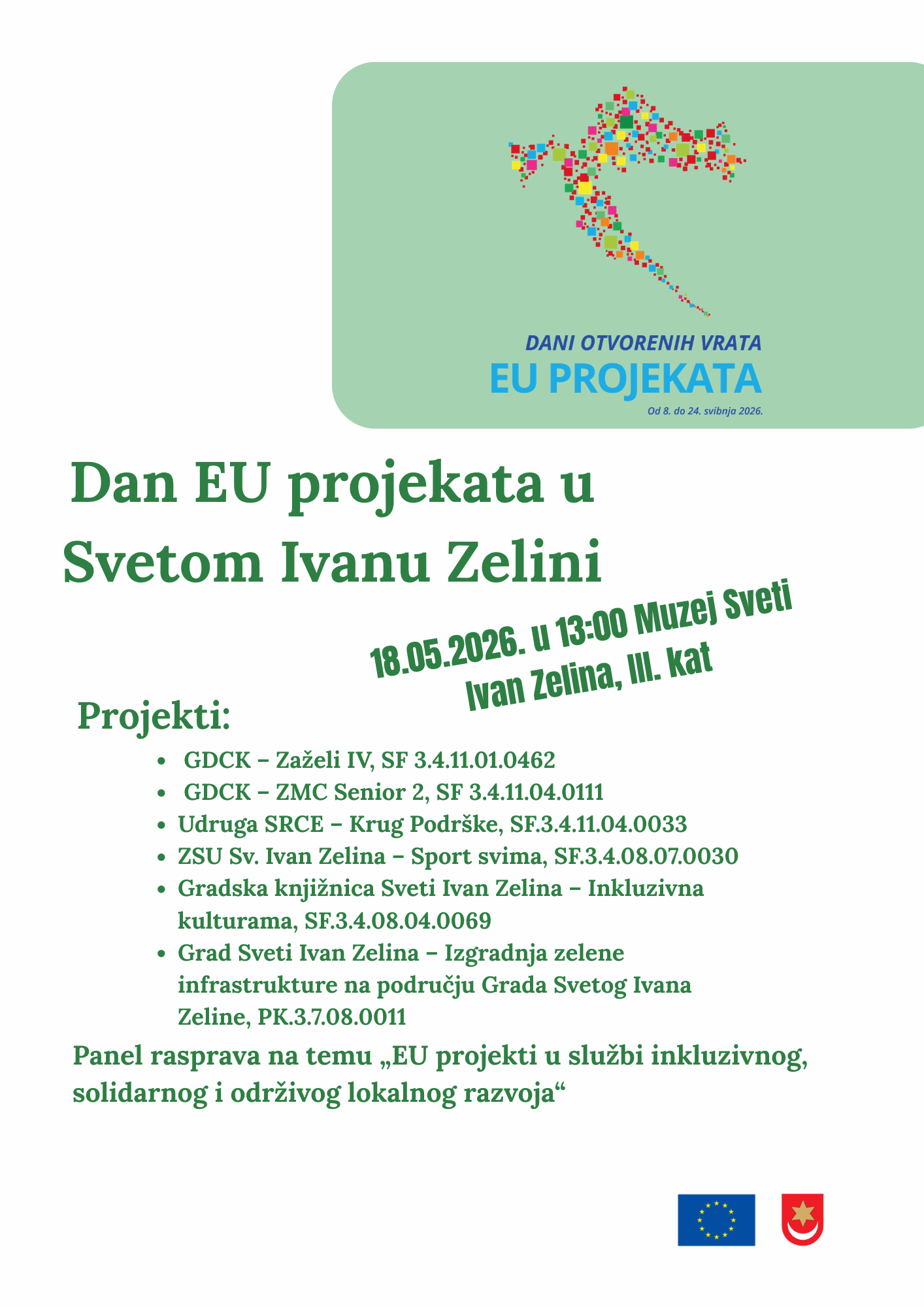 Dan EU projekata u Svetom Ivanu Zelini plakat