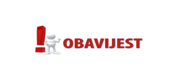 Obavijest o privremenom prekidu opskrbe vodom