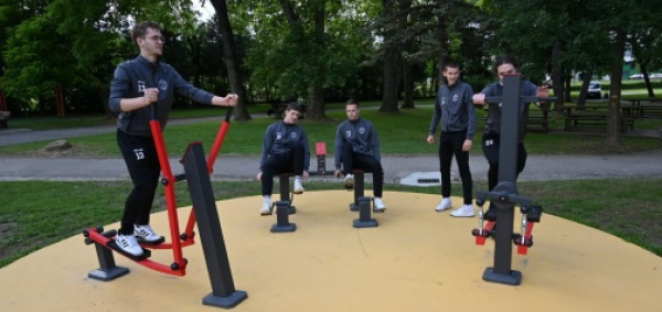 Fitness zona u parku Šumica