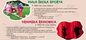 Započinju prijave u Malu školu sporta i Dramsku radionicu